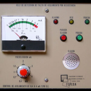 Detector falta aislamiento