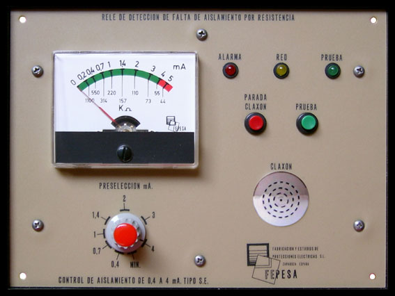 Detector falta aislamiento