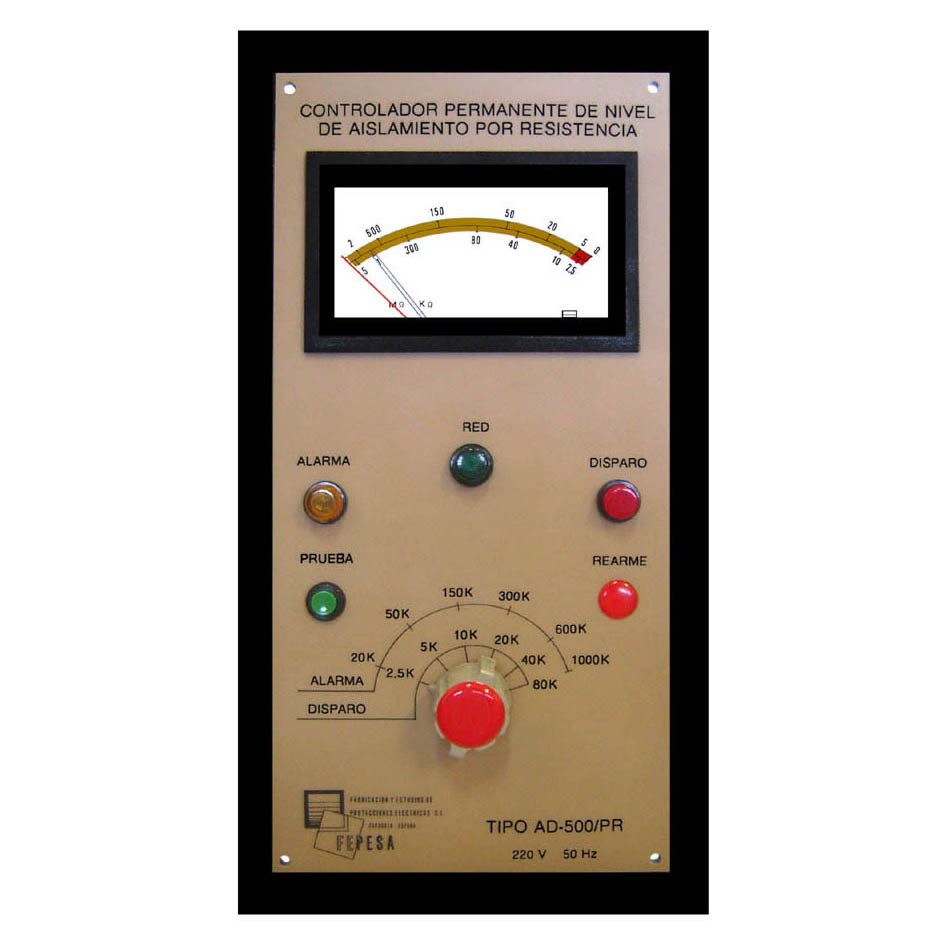 Controlador permanente de nivel de aislamiento Tipo AD 500/PR - Renfe
